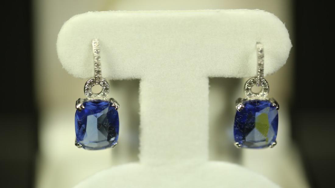 (3) 4 Ct. TANZANITE EARRINGS (1 of 2)
