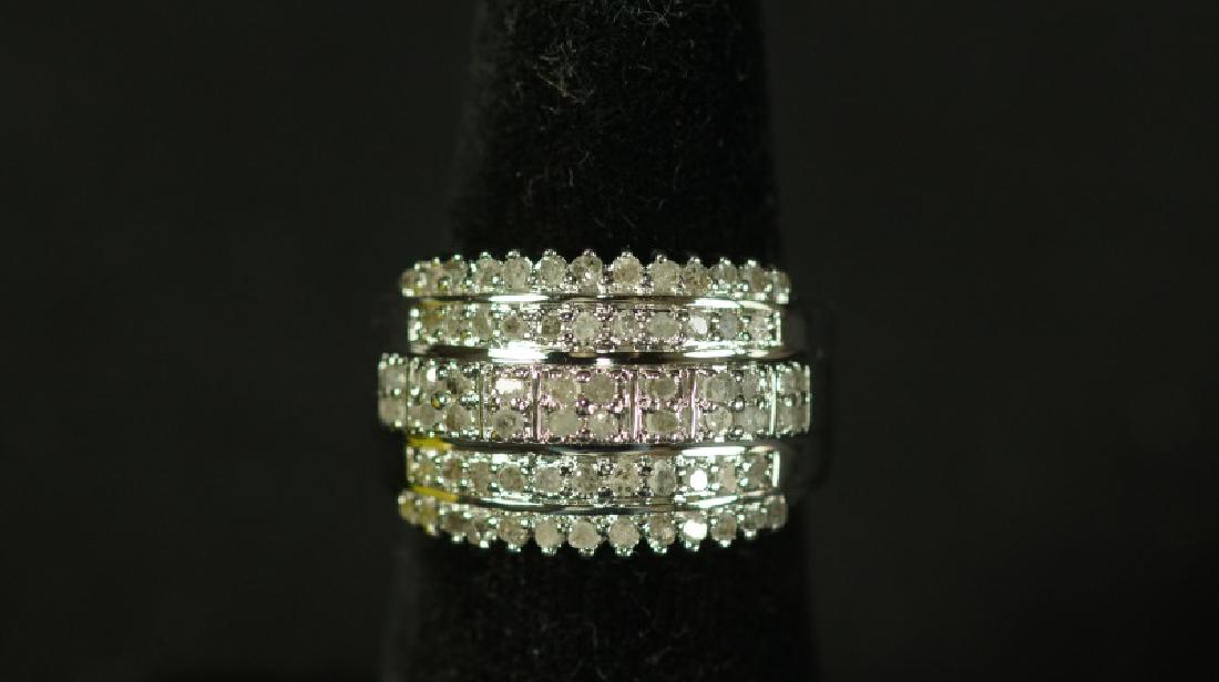 (8) 1 Ct. DIAMOND DINNER RING: (8) 1 Ct. DIAMOND DINNER RING