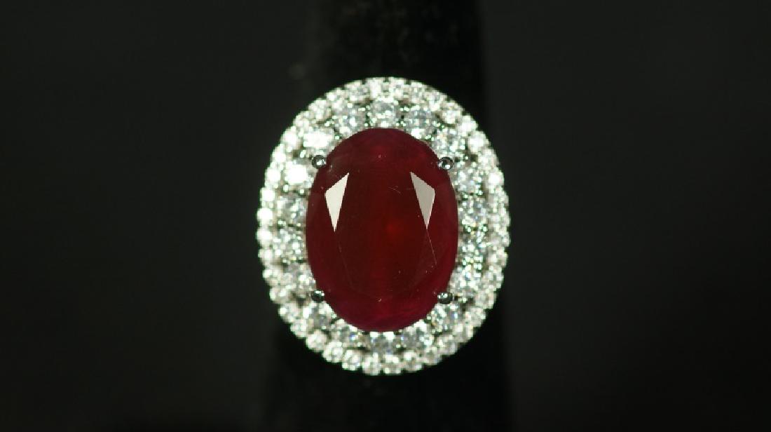 (38) 8.12 Ct. RUBY ESTATE RING (1 of 2)