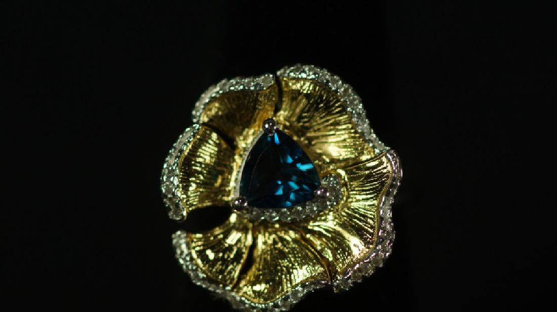 (45) ALEXANDRITE ESTATE RING: (45) ALEXANDRITE ESTATE RING