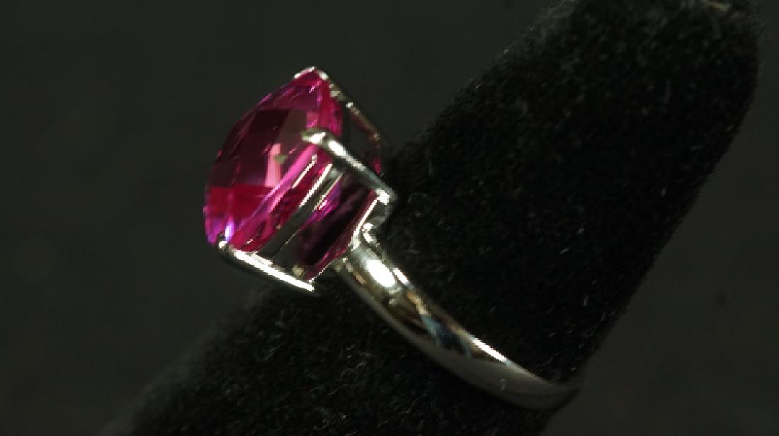 (52) 4 Ct. PINK SAPPHIRE DINNER RING (1 of 2)