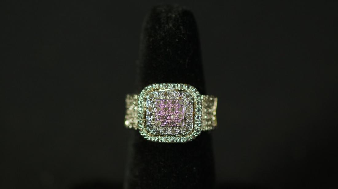 (53) LARGE DIAMOND CLUSTER RING (1 of 1)