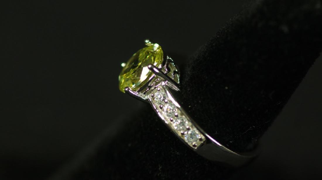 (55) 3.32 Ct. CANARY YELLOW SAPPHIRE SOLITAIRE RIN (1 of 2)