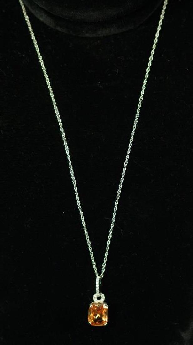 (67) 4.0 Ct. MORGANITE NECKLACE: (67) 4.0 Ct. MORGANITE NECKLACE