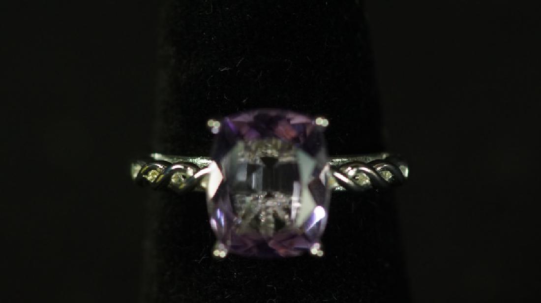 (87) 3.0 Ct. GENUINE AMETHYST DINNER RING (1 of 2)