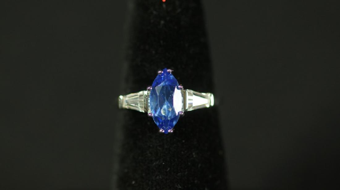 (102) MARQUIS CUT TANZANITE DINNER RING (1 of 2)