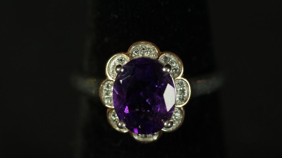 (144) 2.75 Ct. AMETHYST DINNER RING (1 of 2)