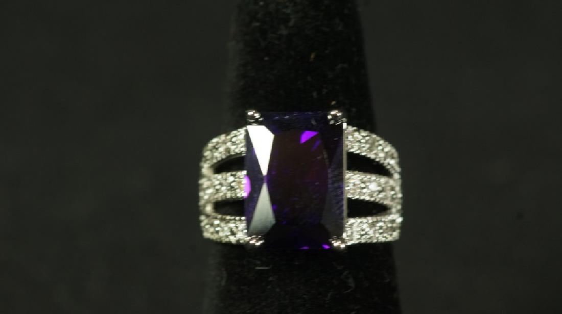 (168) 5.88 Ct. AMETHYST ESTATE RING (1 of 2)