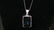 (60B) 8 Ct. LONDON BLUE TOPAZ DINNER NECKLACE - 2