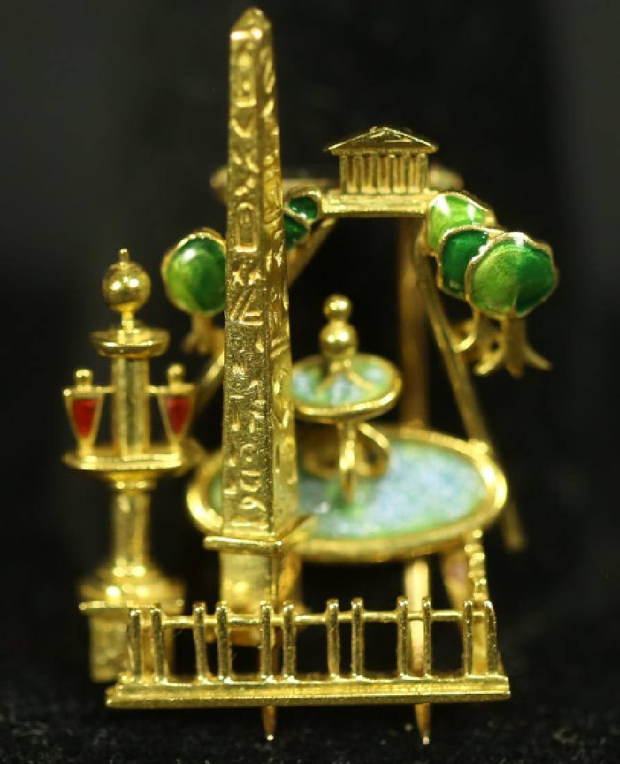 18KT GOLD "PARIS" BROOCH BY FRED OF PARIS (1 of 1)