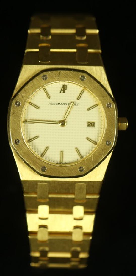 AUDEMARS PIGUET MENS 18KT GOLD WATCH ROYAL OAK (1 of 3)