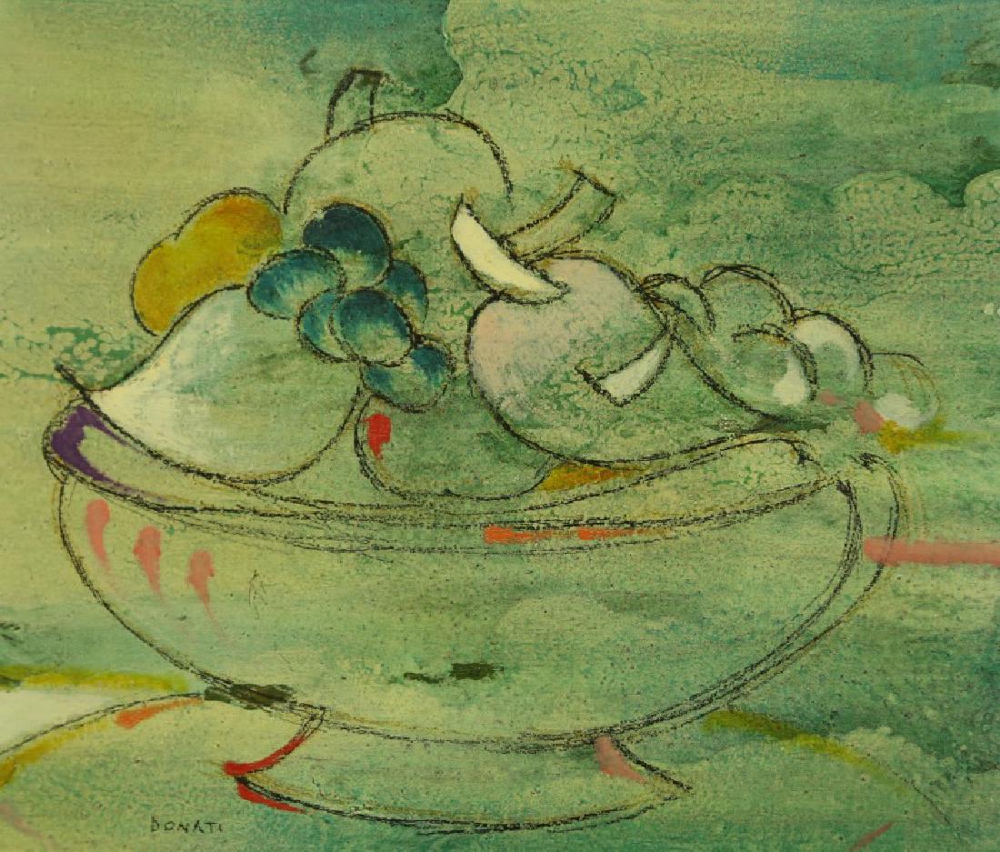 LAZZARO DONATI "NATURA MORTA IN CELESTE" OIL (1 of 2)