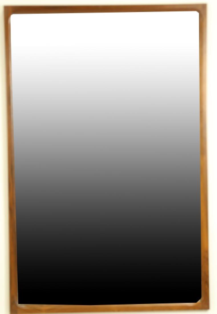 MID-CENTURY DANISH MODERN FRAMED MIRROR (1 of 3)