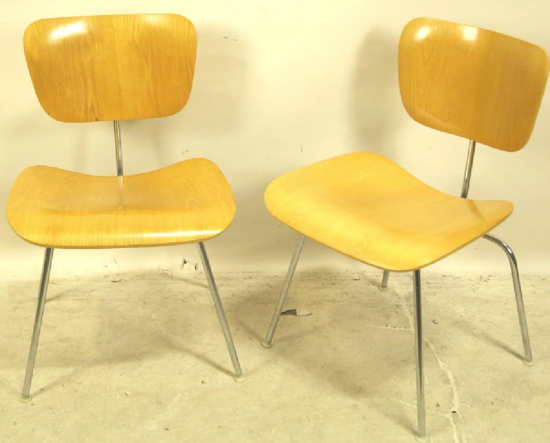 SET OF SIX VINTAGE HERMAN MILLER SIDE CHAIRS (1 of 2)