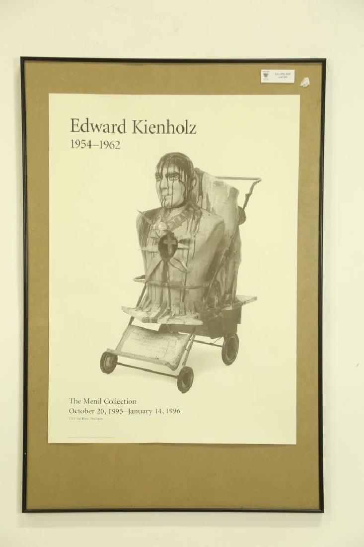 EDWARD KIENHOLZ THE MENIL COLLECTION POSTER: EDWARD KIENHOLZ THE MENIL COLLECTION POSTER Height: 36.5 in. by Width: 24.5 in.