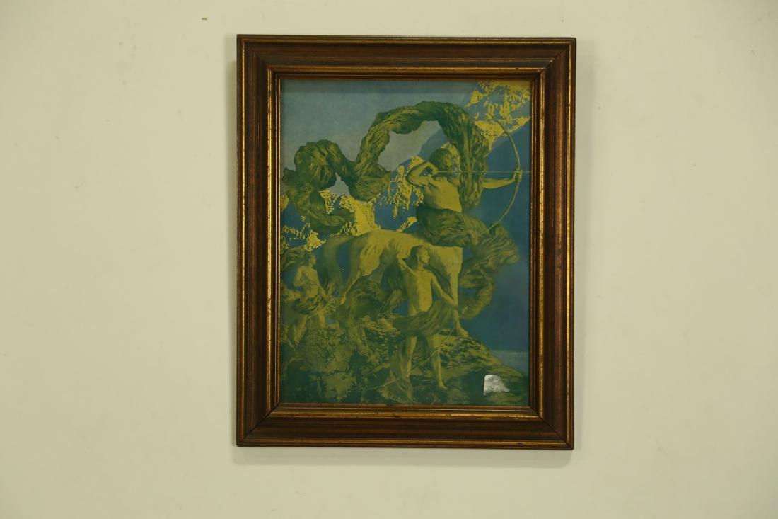 MAXFIELD PARISH SATYR SCENE: MAXFIELD PARISH SATYR SCENE. Height: 14 in. by Width: 12 in.
