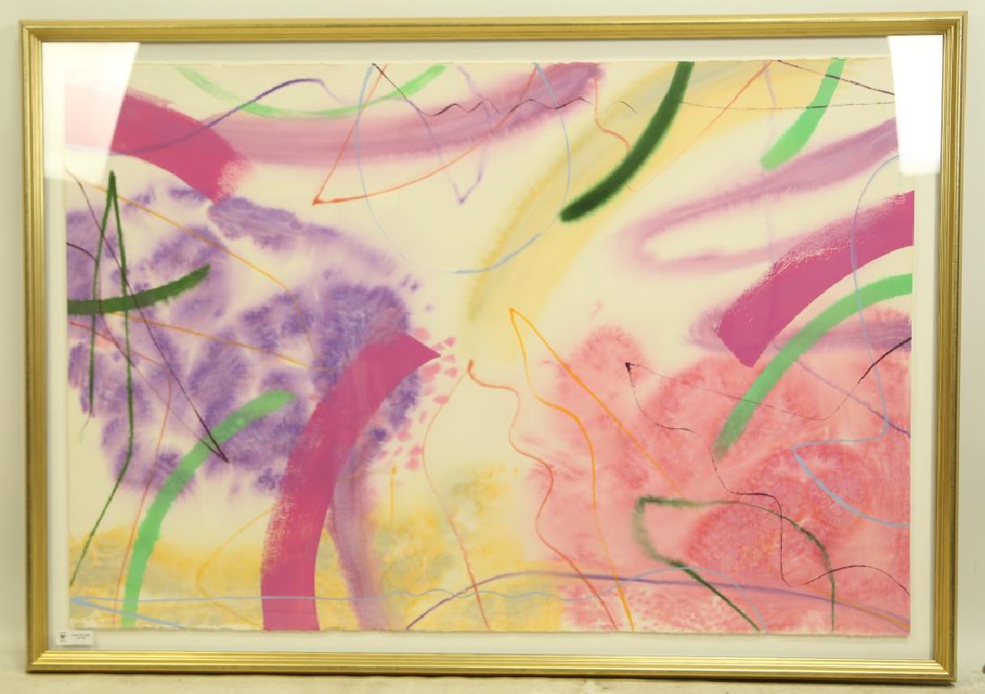 LAMAR BRIGGS "ABSTRACT" MIXED MEDIA ON PAPER (1 of 1)