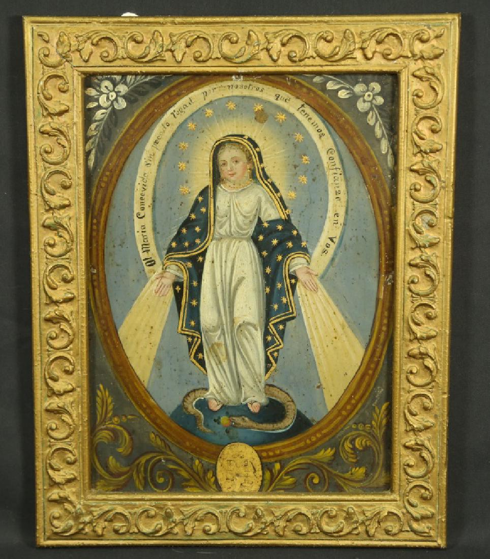 "VIRGEN DE LA MEDALLA MILAGROSA" RETABLO (1 of 2)