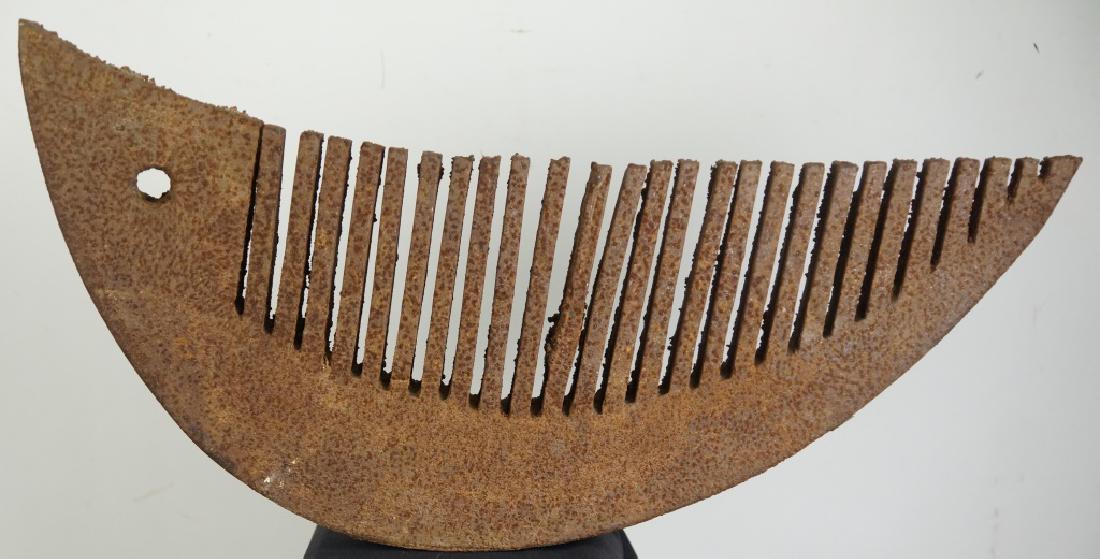 JESUS MOROLES IRON "FISH" SCULPTURE (1 of 2)