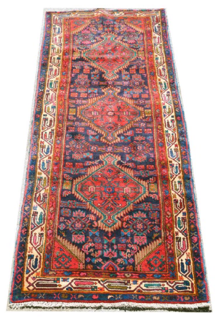 HAND KNOTTED PERSIAN HAMEDAN RUG (1 of 3)