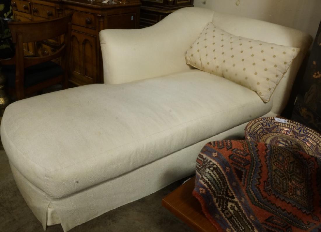 CUSTOM MADE MARGE CARSON CHAISE: CUSTOM MADE MARGE CARSON CHAISE. Height: 36 in. by Width: 80 in. by Depth: 42 in.
