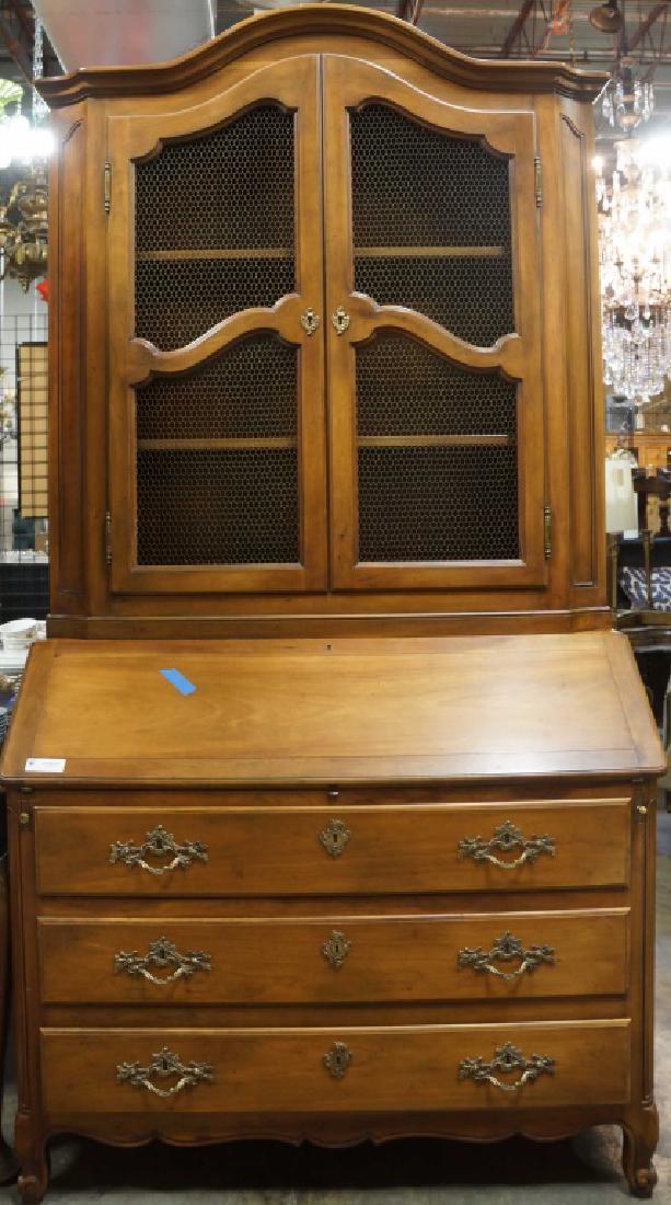 FRENCH SLANT FRONT CHERRY SECRETARY (1 of 3)