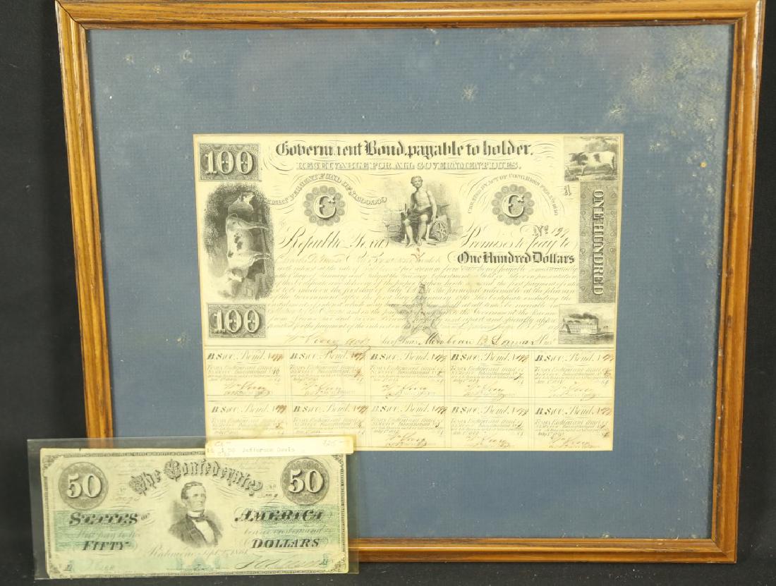 LOT OF TWO $50 AND $100 NOTES (1 of 2)