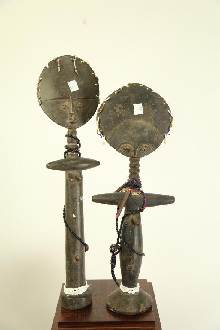 TWO AFRICAN FIGURES (1 of 1)