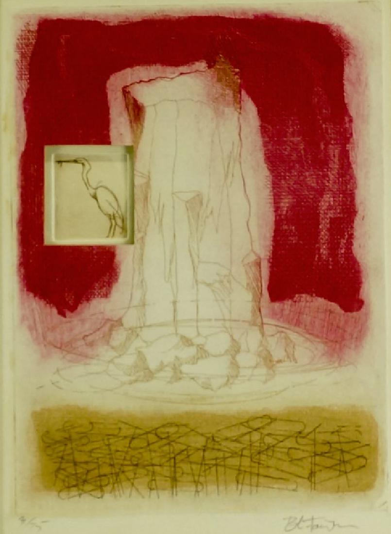 BOB FOWLER "ABSTRACT" LITHOGRAPH #3/75 (1 of 3)