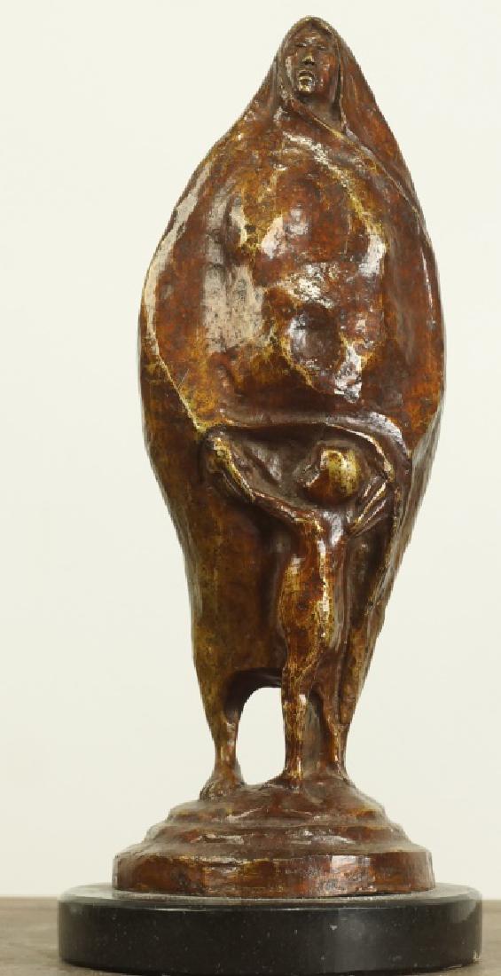 ZUNIGA BRONZE FEMALE SCULPTURE