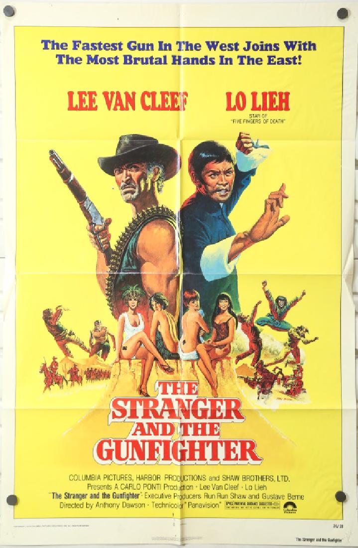 THE STRANGER AND THE GUNFIGHTER (76/28) "1976": THE STRANGER AND THE GUNFIGHTER (76/28) "1976" Height: 41 in. by Width: 27