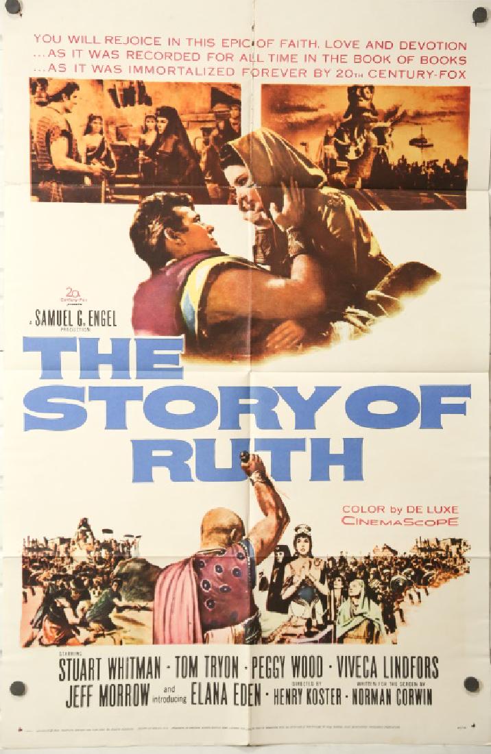 THE STORY OF RUTH (60/191) "1960": THE STORY OF RUTH (60/191) "1960" Height: 41 in. by Width: 27