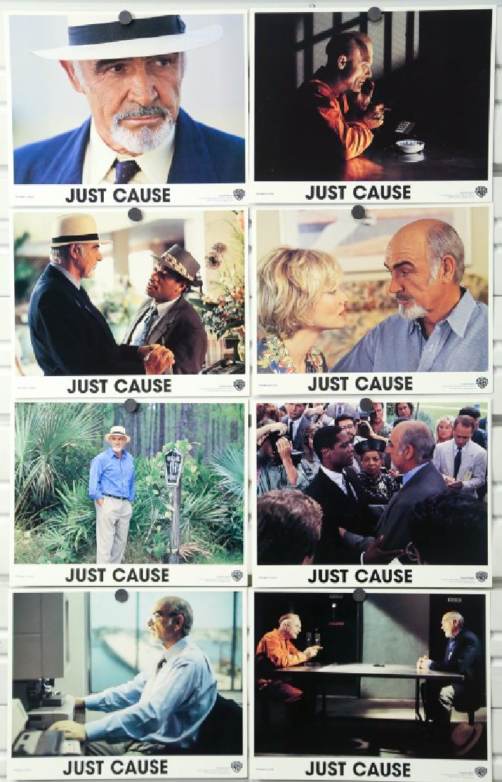 JUST CAUSE. SET OF 8 LOBBY CARDS (1 of 2)