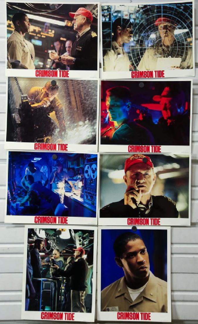 CRIMSON TIDE. SET OF 8 LOBBY CARDS (1 of 2)