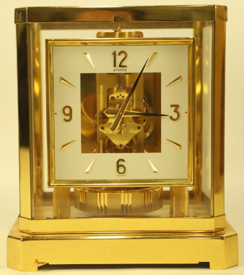 ATMOS MANTLE CLOCK: ATMOS MANTLE CLOCK. Height: 9 in. by Width: 8 1/2 in. by Depth: 7 in.