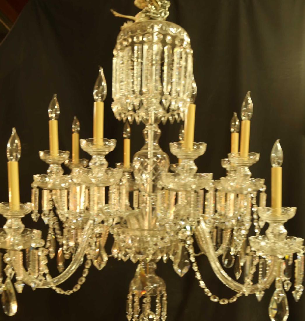 WATERFORD STYLE TWELVE LIGHT CHANDELIER (1 of 3)