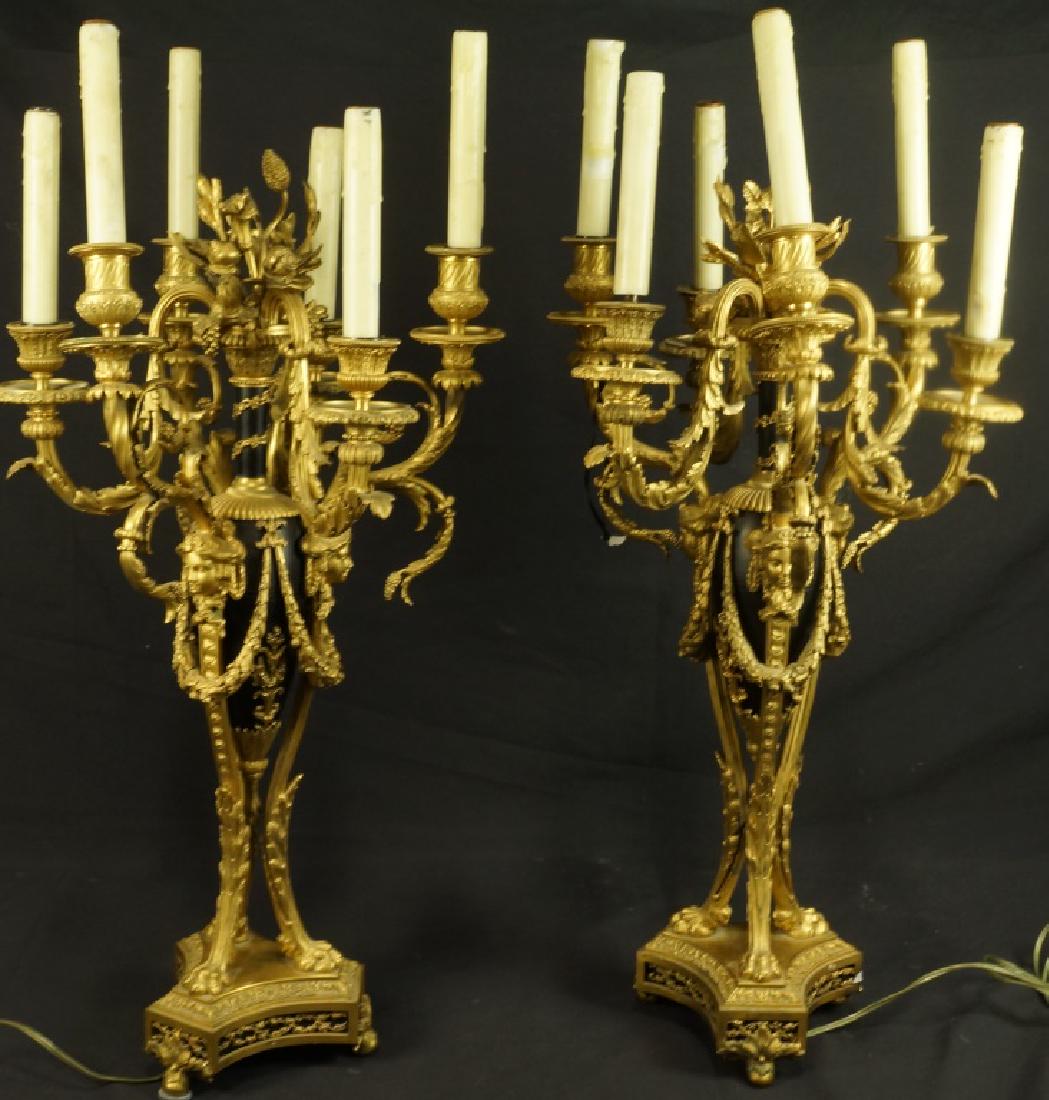 PAIR OF IMPORTANT 19th CENTURY EMPIRE CANDELABRA (1 of 5)