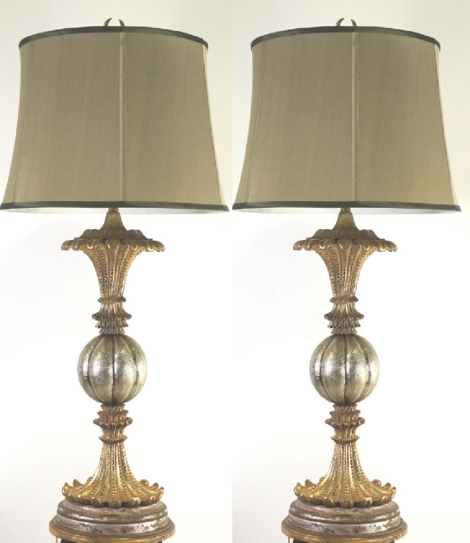 PAIR OF ART DECO STYLE ELEGANT LAMPS (1 of 4)