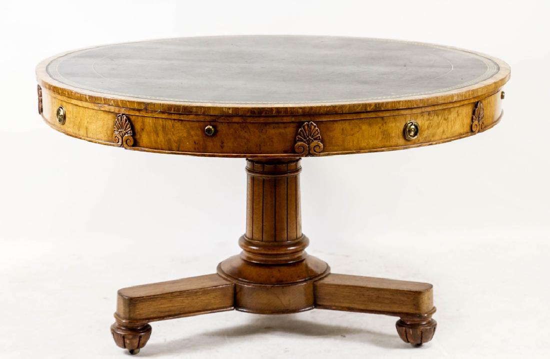 19th CENTURY OAK RENT PEDESTAL TABLE (1 of 2)