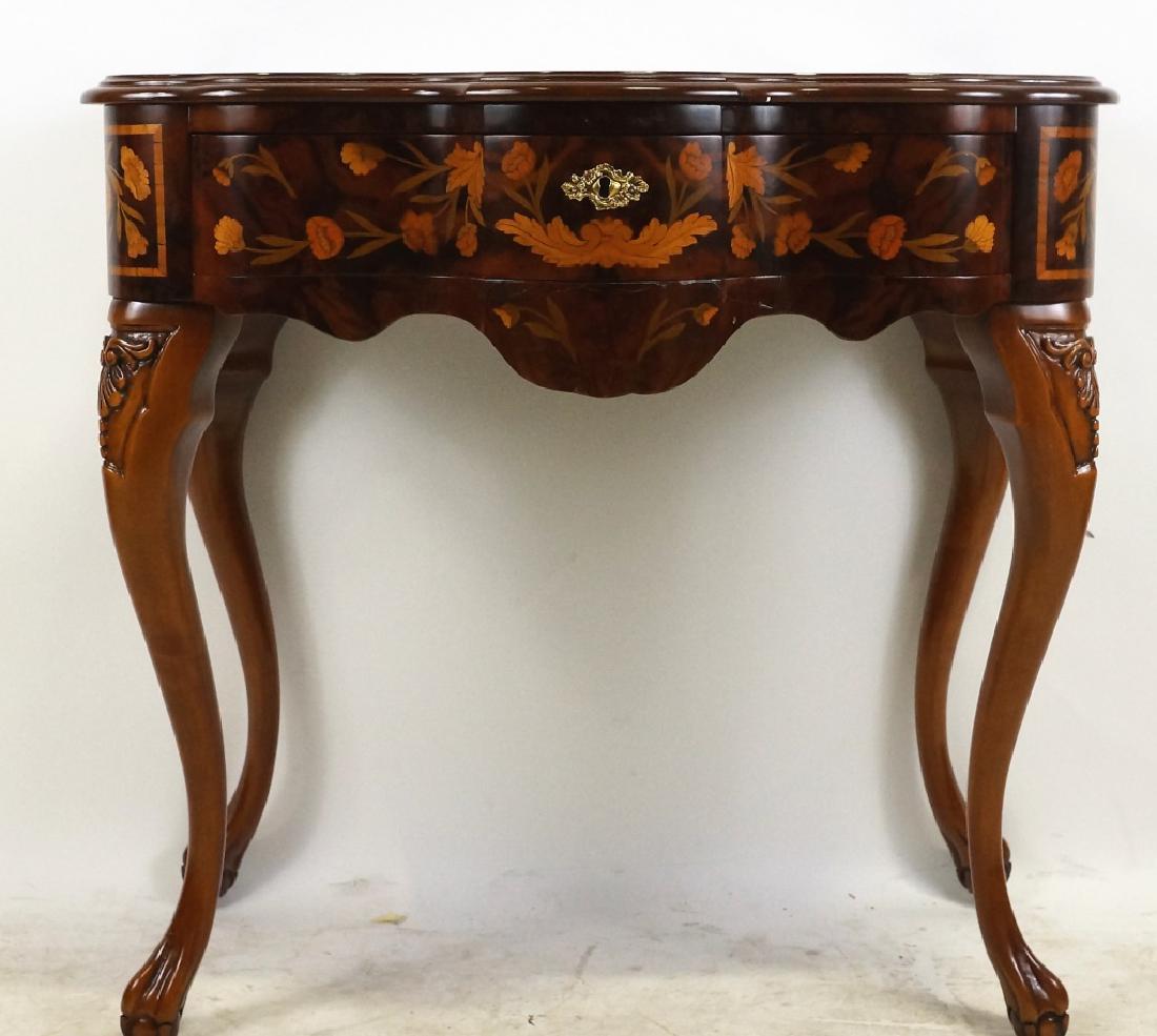 ITALIAN ROSEWOOD SATINWOOD INLAID CONSOLE TABLE (1 of 4)