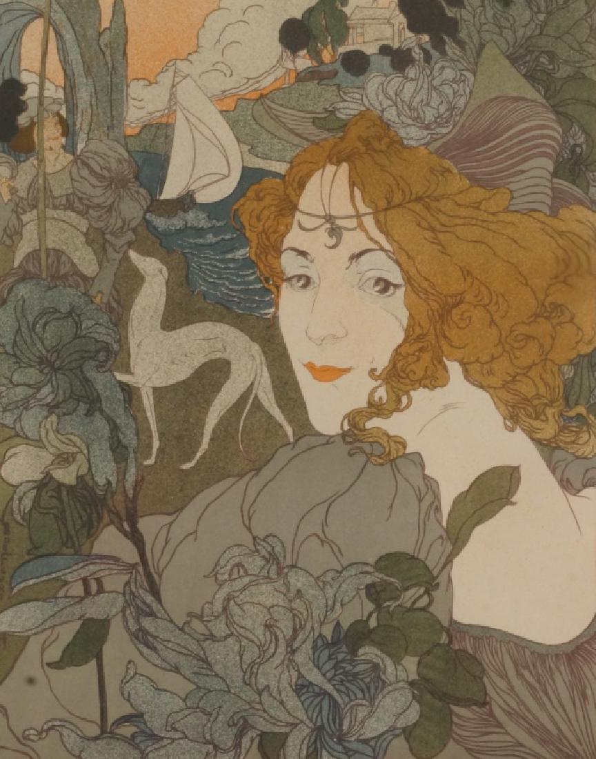 GEORGE DE FLEURE "RETOUR DE CHEVALIER" LITHO (1 of 2)