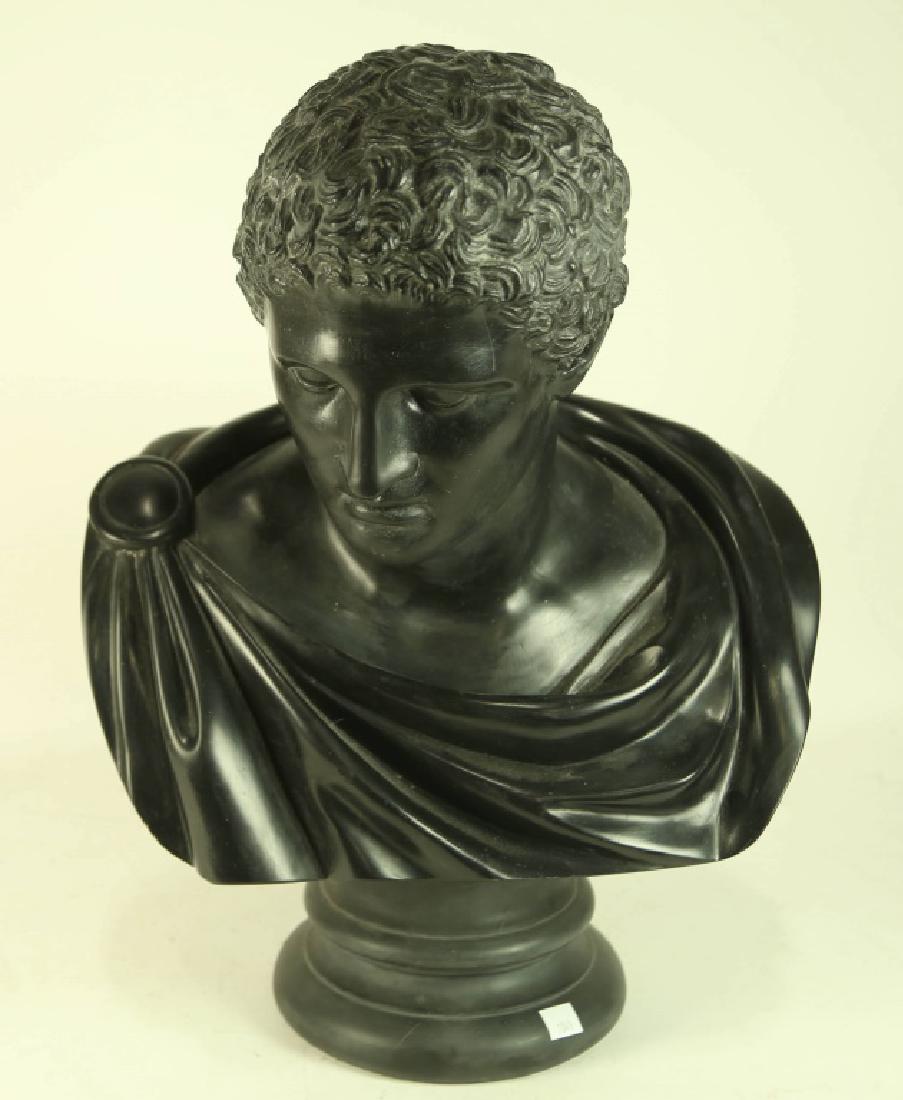 CARVED MARBLE BUST OF CAESAR (1 of 3)