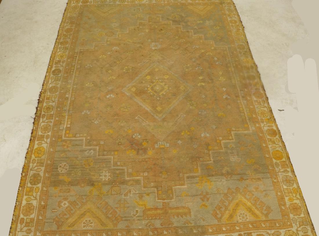 ANTIQUE HAND KNOTTED TURKISH OUSHAK RUG (1 of 5)