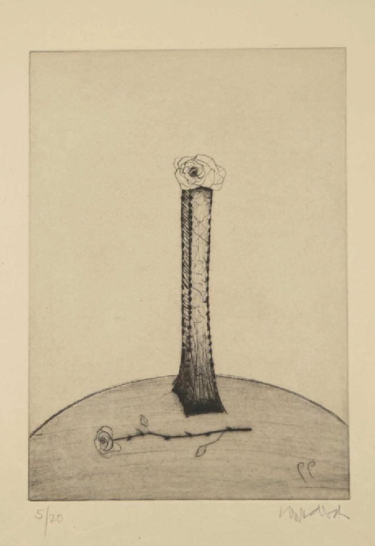 PAUL WUNDERLICH "ZWEI ROSEN" SIGNED PRINT (1 of 1)