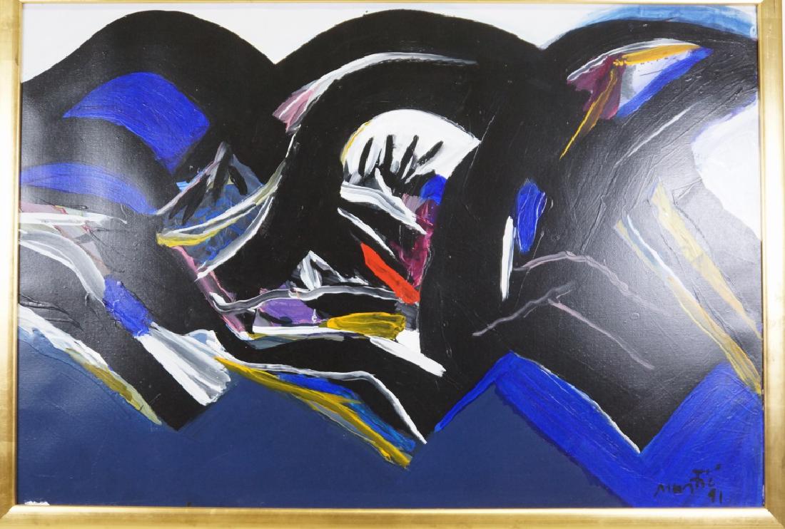 EDO MURTIC ABSTRACT OIL ON CANVAS (1 of 3)