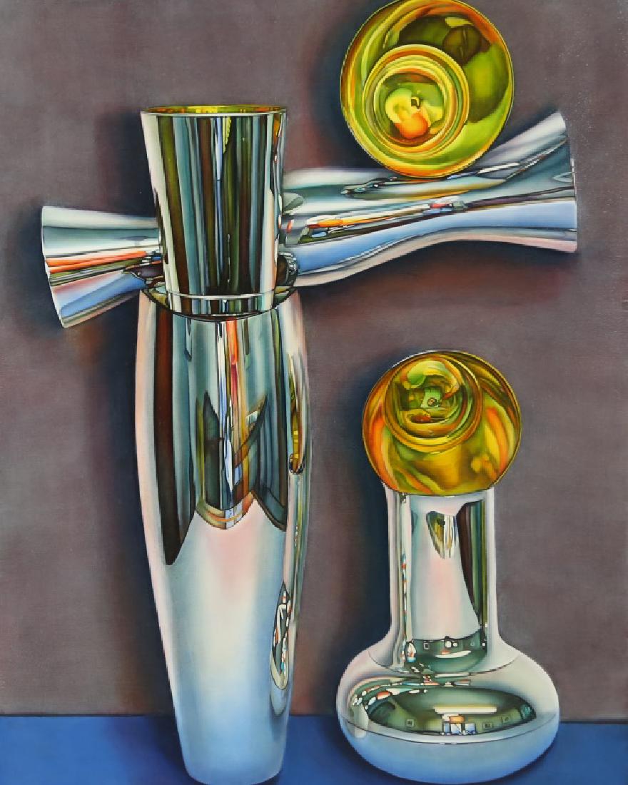 JEANETTE PASIN SLOAN "SILVER BALANCE" OIL PAINTING (1 of 3)