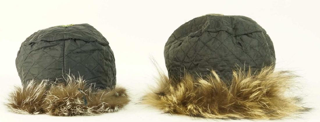 PAIR OF FOX FUR HATS (1 of 1)