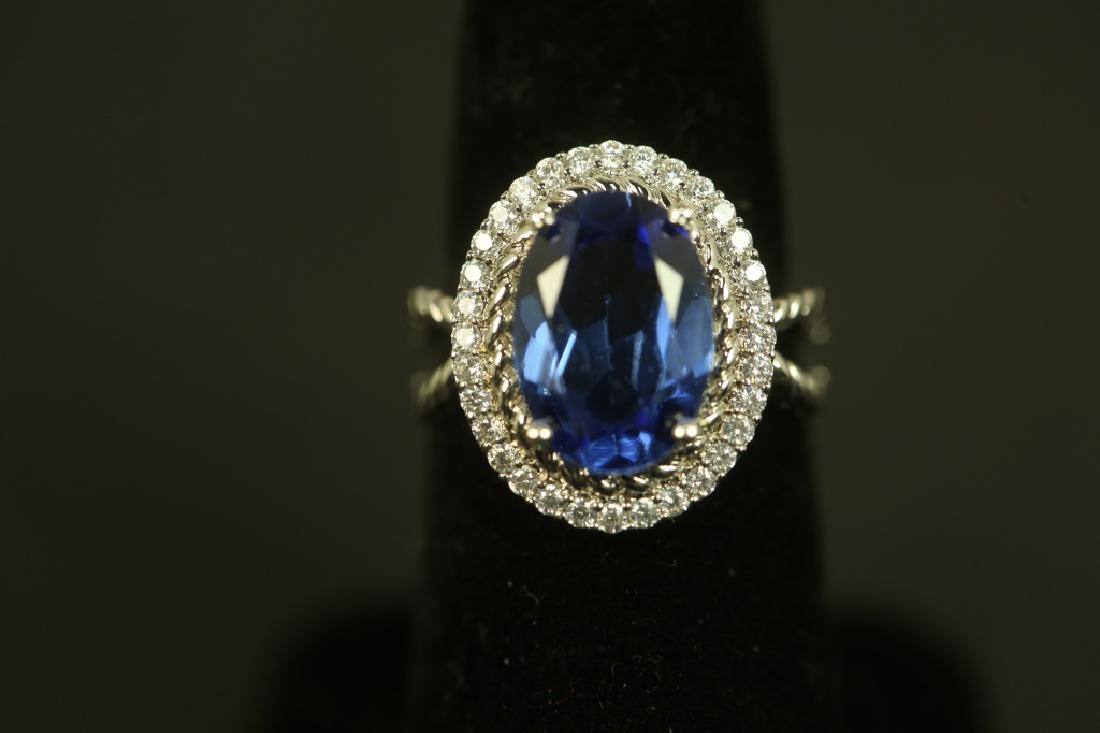 6.12 CT. TANZANITE ESTATE RING (1 of 2)
