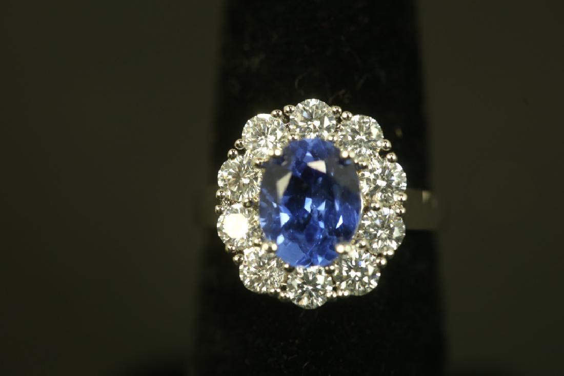 4.68 CT. PRINCESS DIANA TANZANITE RING (1 of 2)