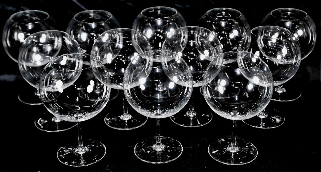 SET OF TWELVE BACCARAT WINE GOBLETS: SET OF TWELVE BACCARAT WINE GOBLETS. Height: 8 1/2 in. by Width: 7 in. by Depth: 7 in.